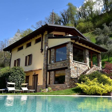 Villa In Pisogne With Pool Garden And Lake View Екстер'єр фото