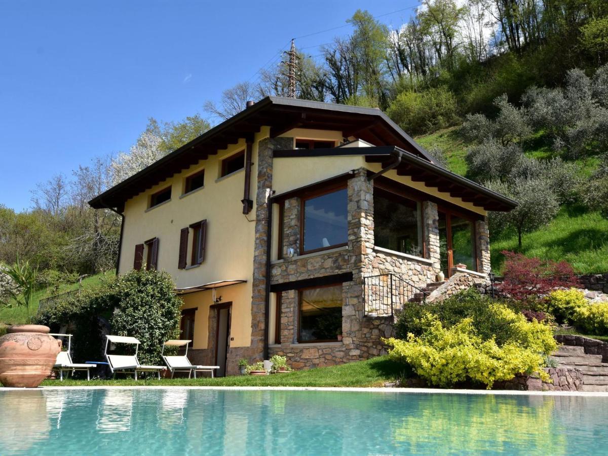 Villa In Pisogne With Pool Garden And Lake View Екстер'єр фото